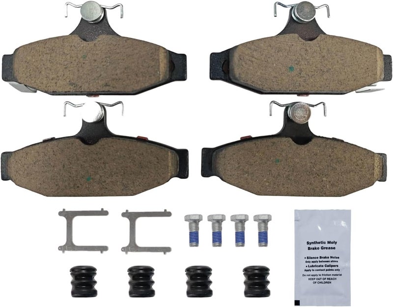 HUSCH D413 Rear Ceramic Brake Pads Kit Fit For Chevrolet Camaro 1988-1997, For Pontiac Firebird 1988-1997 - Image 2